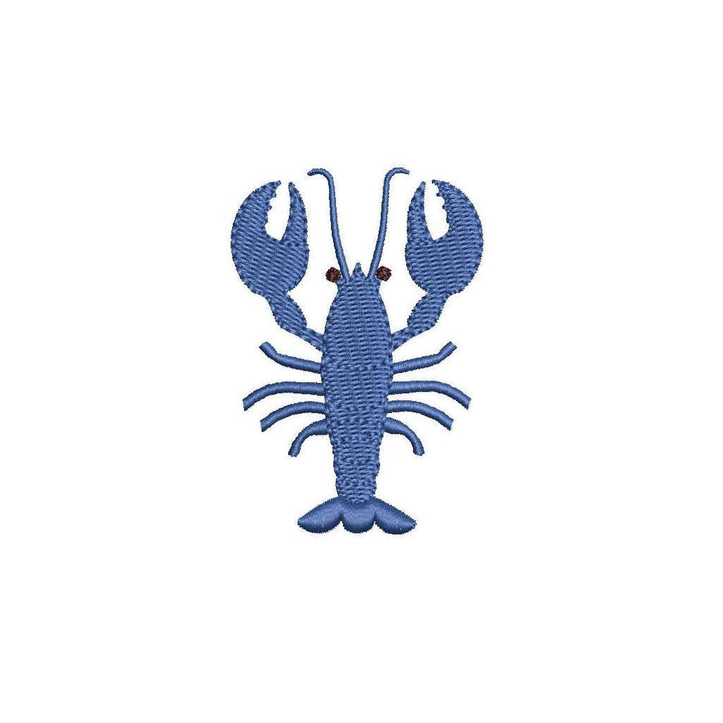 Lobster PES DST JEF ++ Machine Embroidery Design, 7 Sizes, Instant Download