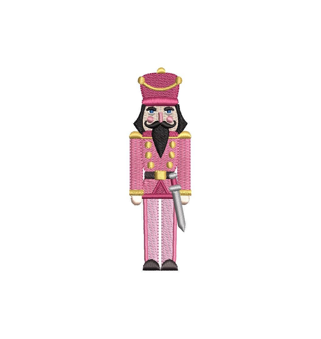 Nutcracker Winter Soldier PES DST JEF ++ Machine Embroidery Design, 3 Sizes, Instant Download