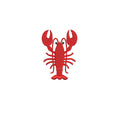 Red Lobster PES DST JEF ++ Machine Embroidery Design, 6 Sizes, Instant Download