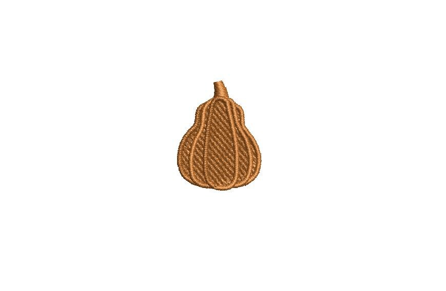 Mini Pumpkin Bundle 6 individual pumpkins PES DST JEF ++ Machine Embroidery Design, 3 Sizes Per Pumpkin, Instant Download