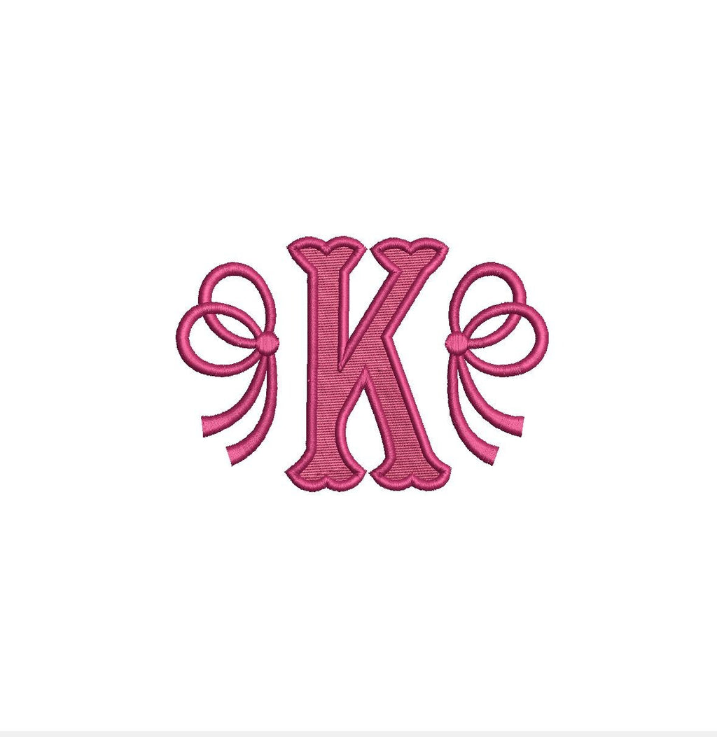Side Bow Satin PES DST JEF ++ Machine Embroidery Design, 7 Sizes, Instant Download
