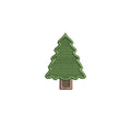 Basic Christmas Tree PES DST JEF ++ Machine Embroidery Design, 7 Sizes, Instant Download