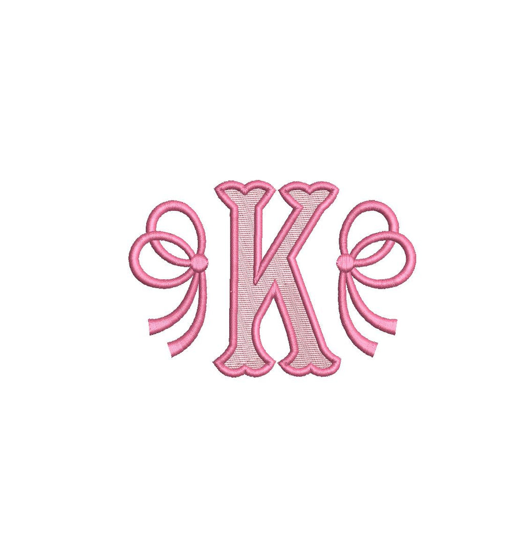 Side Bow Satin PES DST JEF ++ Machine Embroidery Design, 7 Sizes, Instant Download