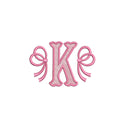 Side Bow Satin PES DST JEF ++ Machine Embroidery Design, 7 Sizes, Instant Download