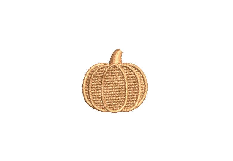 Mini Pumpkin Bundle 6 individual pumpkins PES DST JEF ++ Machine Embroidery Design, 3 Sizes Per Pumpkin, Instant Download