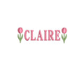 Single Mini Tulip Satin PES DST JEF ++ Machine Embroidery Design, 4 Sizes, Instant Download