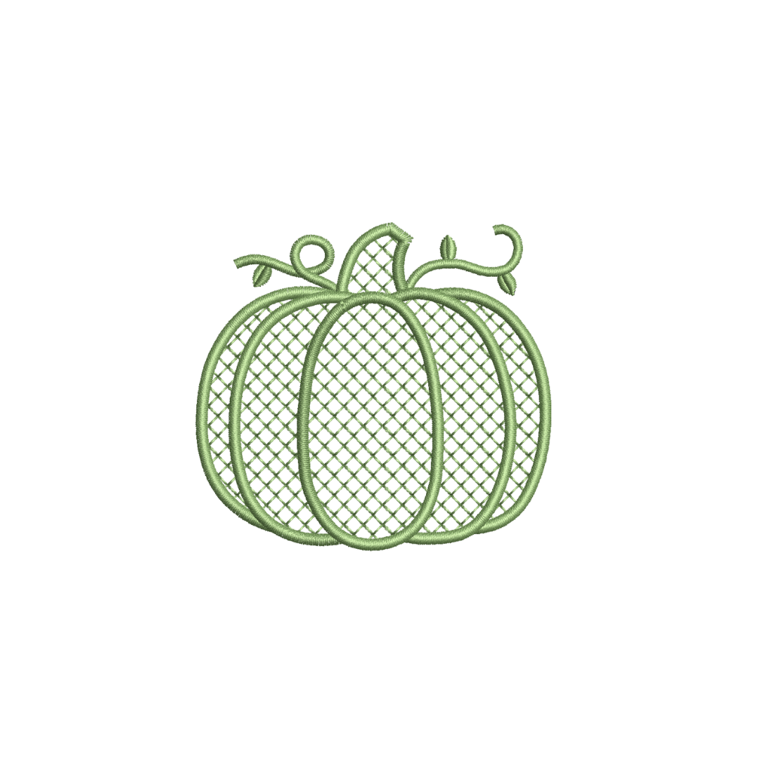Heirloom Lattice Pumpkin PES DST JEF ++ Machine Embroidery Design, 8 Sizes, Instant Download