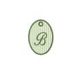 Oval Applique Bag Tag PES DST JEF ++ Machine Embroidery Design, 6 Sizes, in-the-hoop project, Instant Download