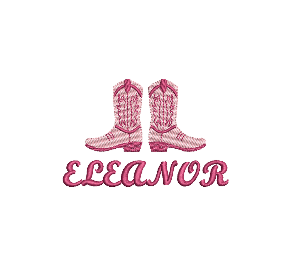 Cowboy Boot(s) (Pair & Individual, 2 designs total) PES DST JEF ++ Machine Embroidery Design, Instant Download