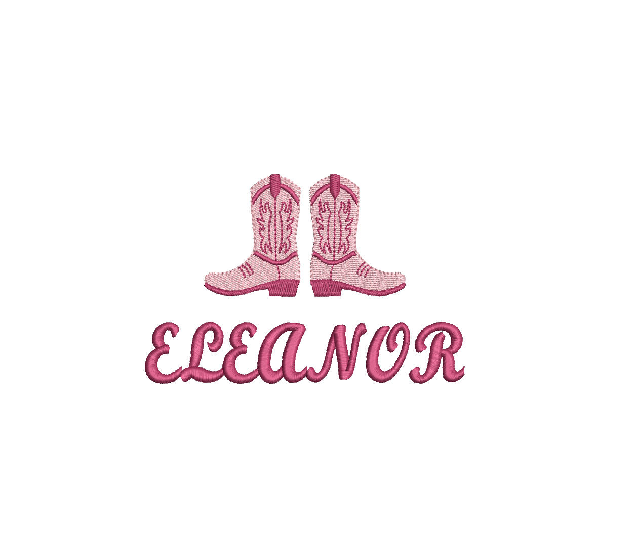 Cowboy Boot(s) (Pair & Individual, 2 designs total) PES DST JEF ++ Machine Embroidery Design, Instant Download