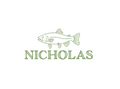 Bean Stitch Fish PES DST JEF ++ Machine Embroidery Design, 5 Sizes, Instant Download