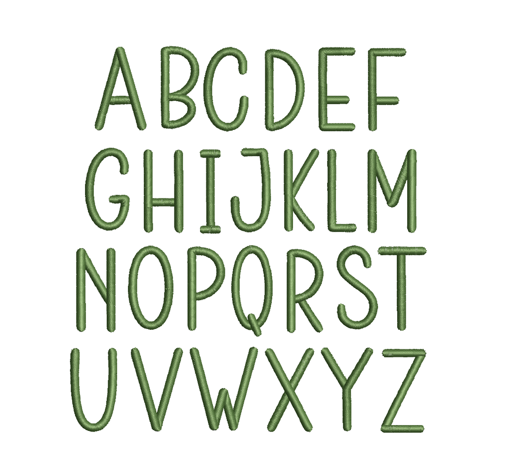 Summer Font PES ++ Machine Embroidery Design, 4 Sizes, Instant Download BX not available. BX Coming soon