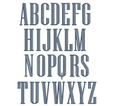 Tall Double Lined Font PES ++ Machine Embroidery Design, 4 Sizes, Instant Download BX not available. BX Coming soon