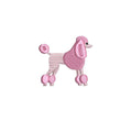 Poodle 6 Sizes PES DST JEF ++ Machine Embroidery Design Instant Download