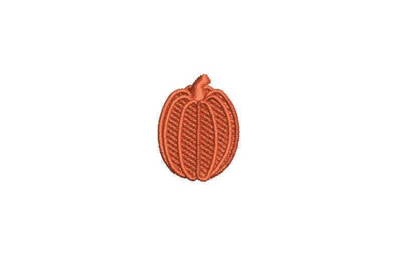 Mini Pumpkin Bundle 6 individual pumpkins PES DST JEF ++ Machine Embroidery Design, 3 Sizes Per Pumpkin, Instant Download