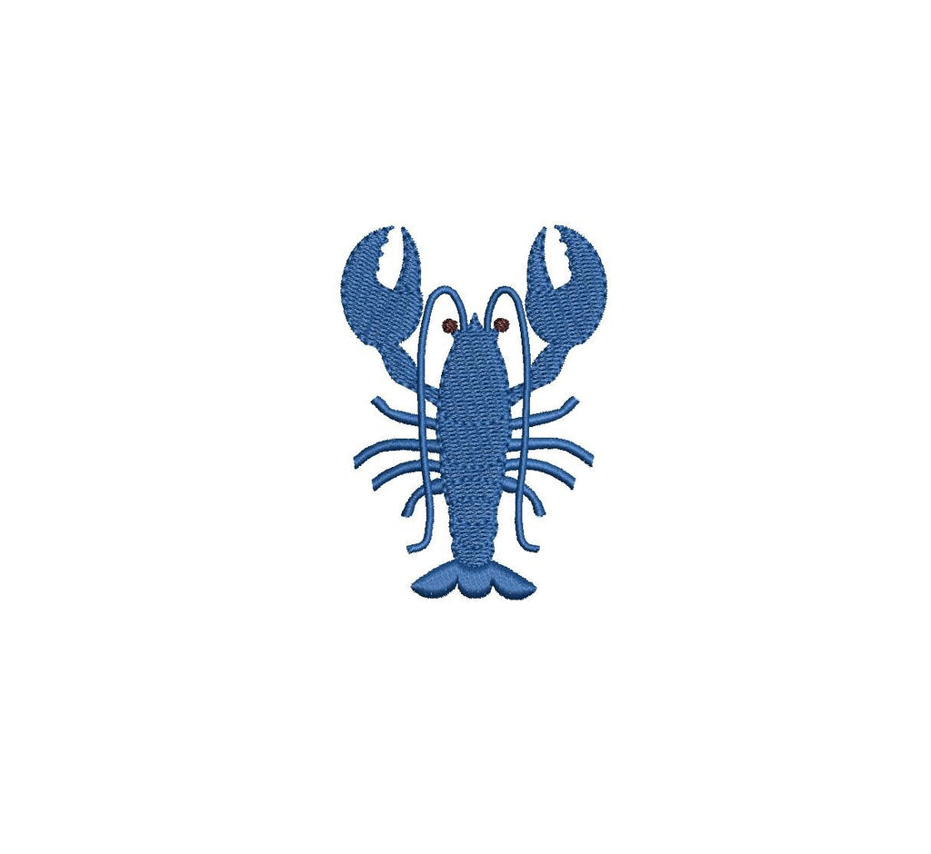Red Lobster PES DST JEF ++ Machine Embroidery Design, 6 Sizes, Instant Download