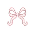 Applique Bow PES DST JEF ++ Machine Embroidery Design, 3 Sizes, in-the-hoop project, Instant Download