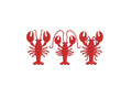 Lobster Trio plus 3 Individual Lobster designs (4 Designs total) included PES DST JEF ++ Machine Embroidery Design Instant Download