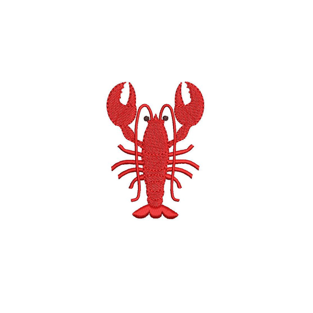 Lobster Trio plus 3 Individual Lobster designs (4 Designs total) included PES DST JEF ++ Machine Embroidery Design Instant Download