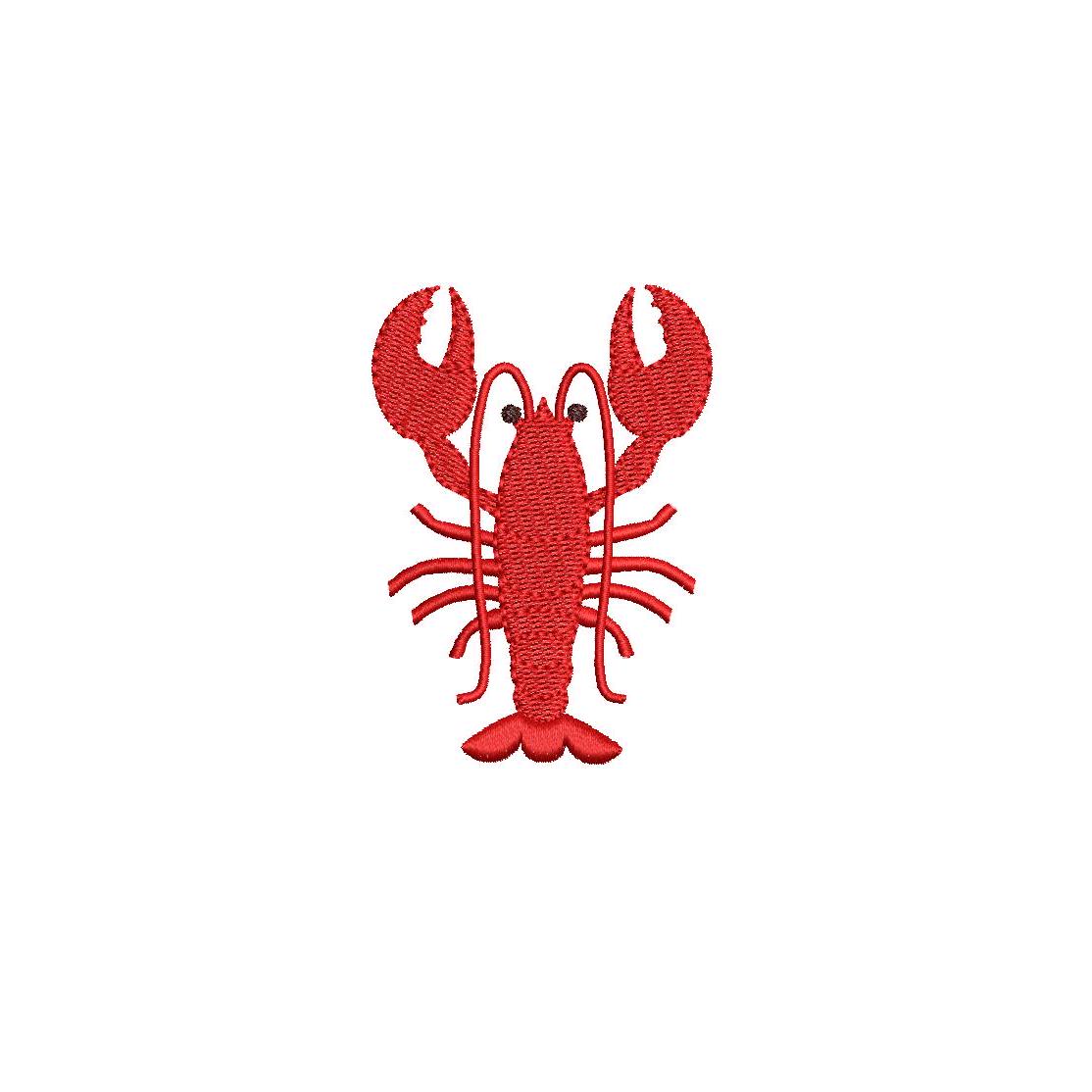 Lobster Trio plus 3 Individual Lobster designs (4 Designs total) included PES DST JEF ++ Machine Embroidery Design Instant Download