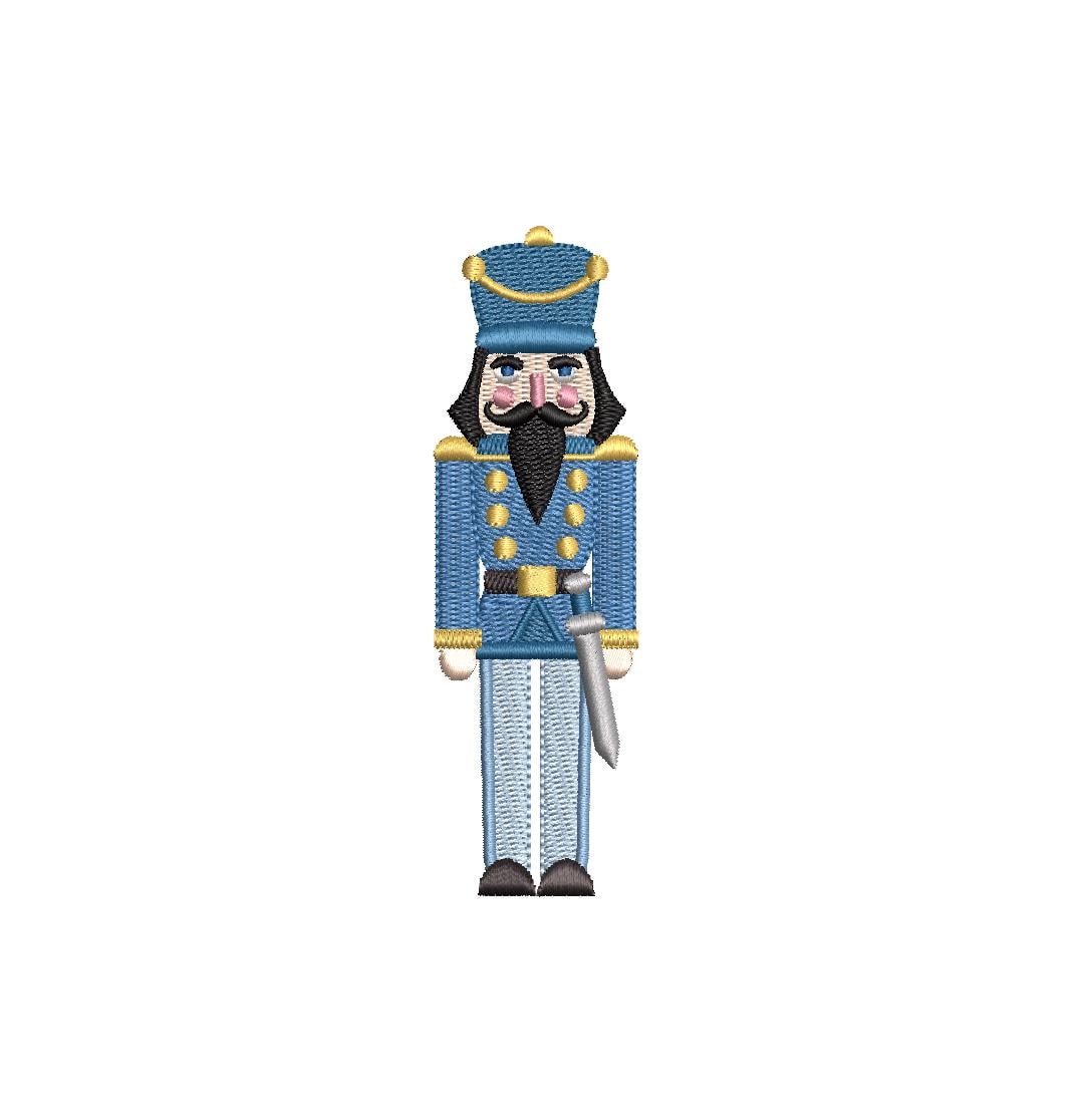 Nutcracker Winter Soldier PES DST JEF ++ Machine Embroidery Design, 3 Sizes, Instant Download