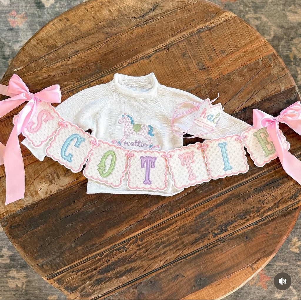 Applique Fishtail Font PES ++ Machine Embroidery Design, 6 Sizes, Instant Download BX available.