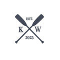 Crossed Oar Monogram Frame PES DST JEF ++ Machine Embroidery Design, 5 Sizes, Instant Download