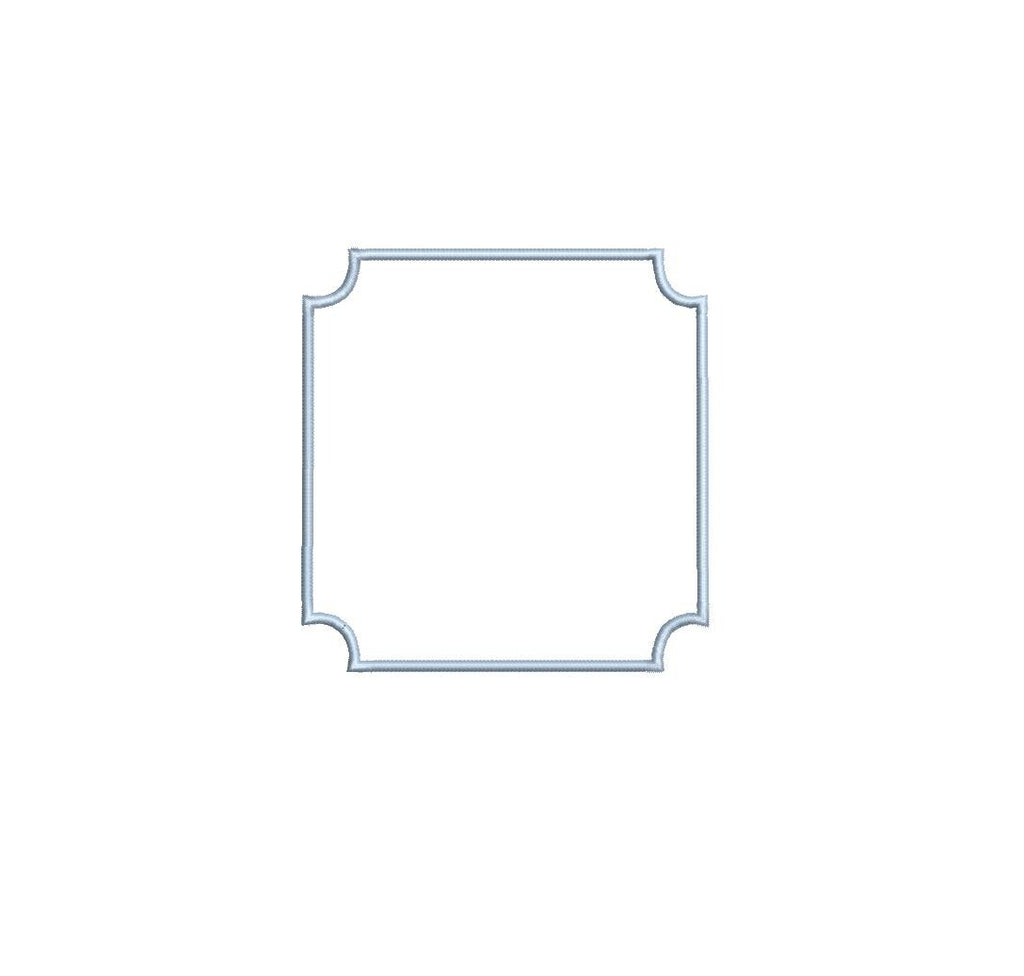 Square Applique Milestone Card Plaque Bundle (2 Versions) PES DST++ Machine Embroidery Design, In the Hoop Project, Milestone Card, Download