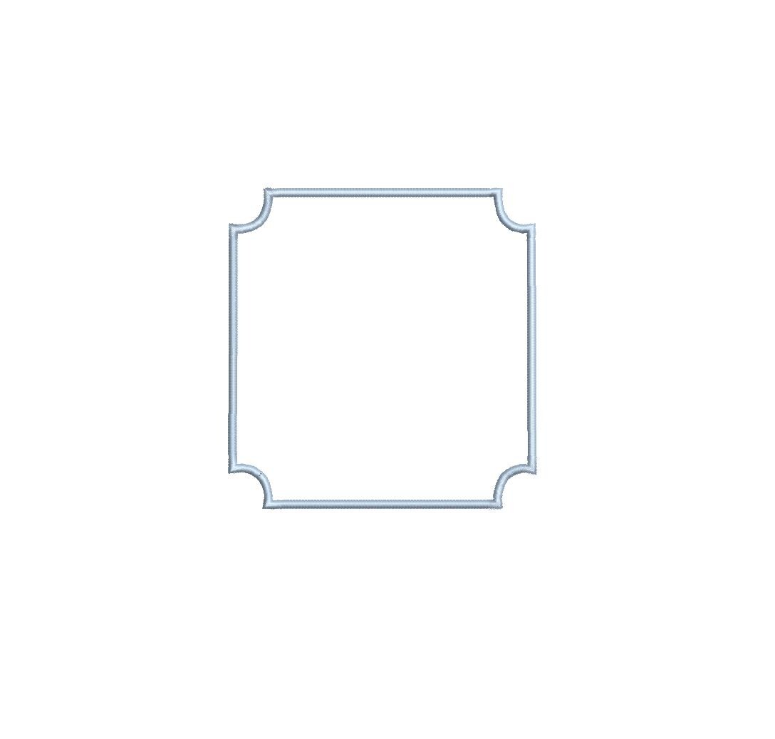 Square Applique Milestone Card Plaque Bundle (2 Versions) PES DST++ Machine Embroidery Design, In the Hoop Project, Milestone Card, Download