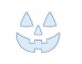 Applique Jack-O-Lantern Happy Face PES DST JEF ++ Machine Embroidery Design, 5 Sizes, in-the-hoop project, Instant Download, pumpkin